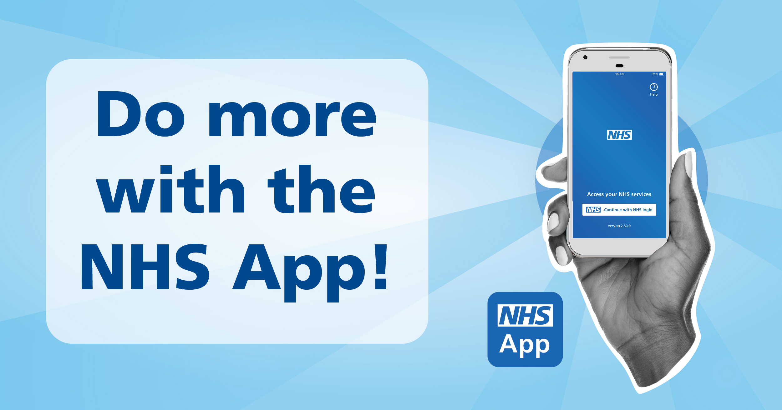 do more with the NHS app